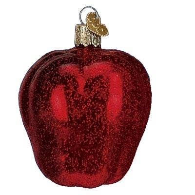 Red Delicious Apple Ornament